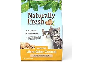 Eco-Shell Walnut Cat Litter: Ultra Fresh, Naturally!