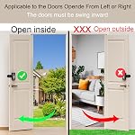 Anti-Theft Video Doorbell Mount,AHBTEYM Ring Doorbell Mount No Drill Bracket Holder Accessories for Apartment Home Rentals Compatible with Video Doorbell 4/3/3 Plus/2/1/2021/2023 Release(Black)