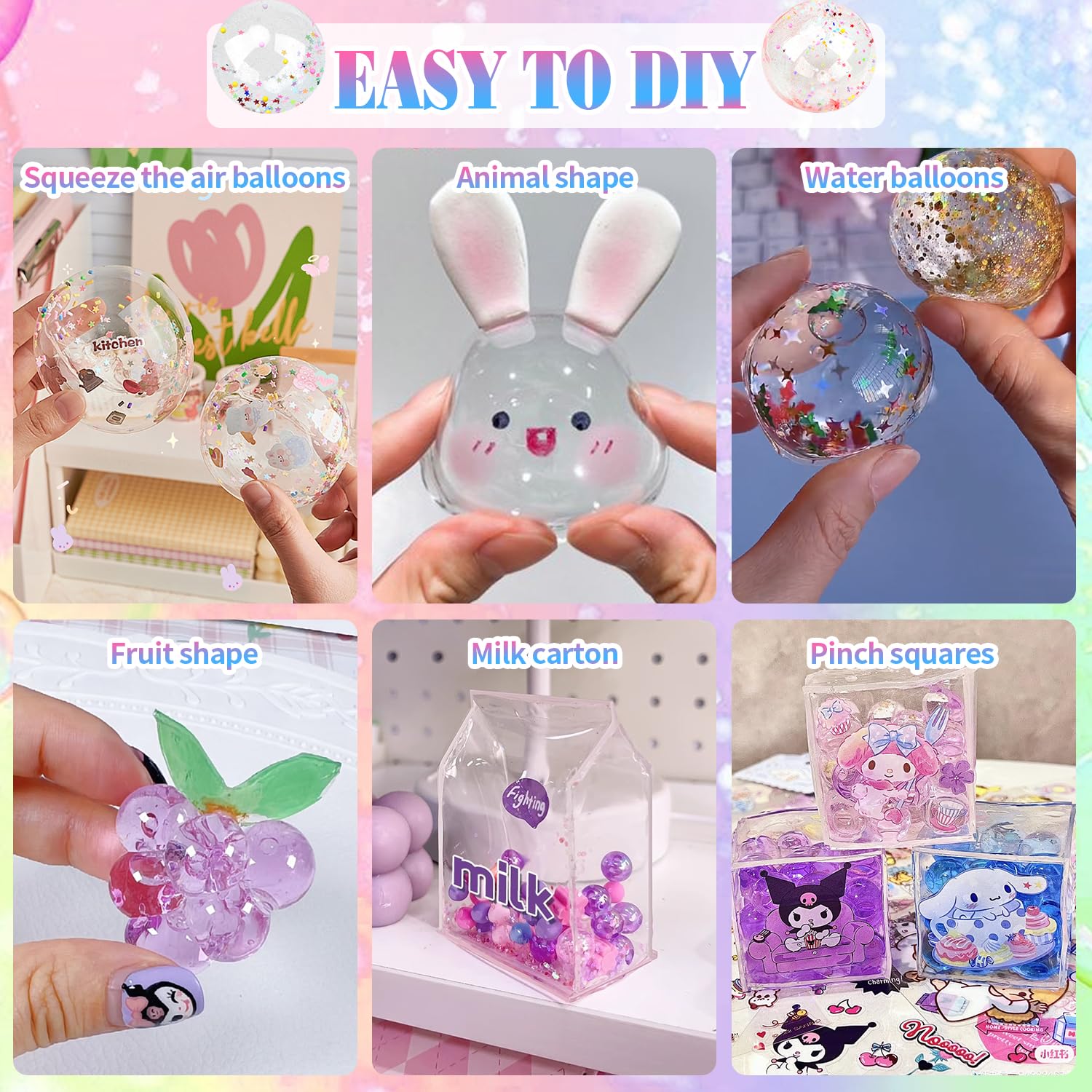 Jouet DIY Manuel Kit Nano Tape Bubble - 70 Pièces - Ruban Adhésif Magique Gonflable - Loisir Créatif Enfants Nano Tape Bubble Kit