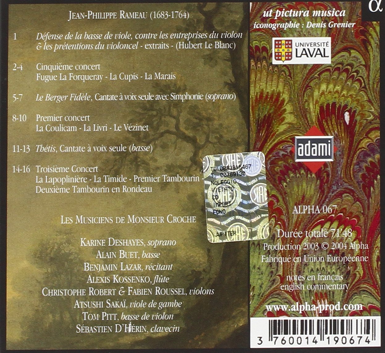 Cantates et Concerts