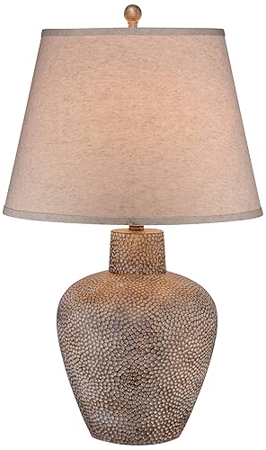 360 Lighting Bentley Rustic Farmhouse Table Lamp 29" Tall Brown