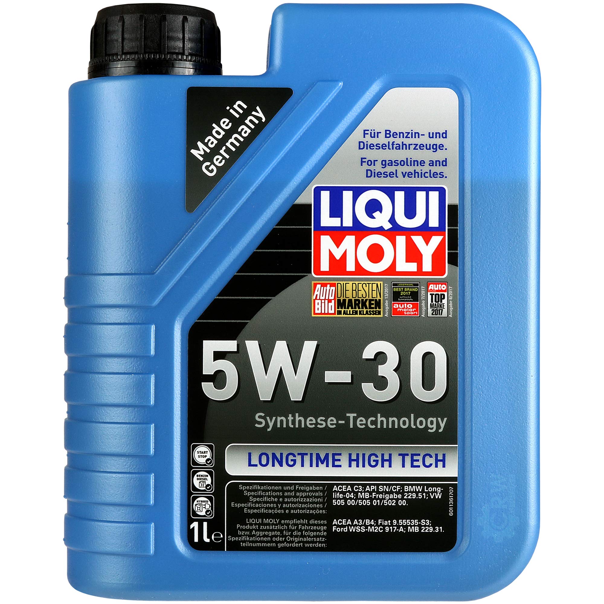 Kit d'inspection 7 L LM LT High Tech 5W-30 + paquet de filtres MANN 9805622