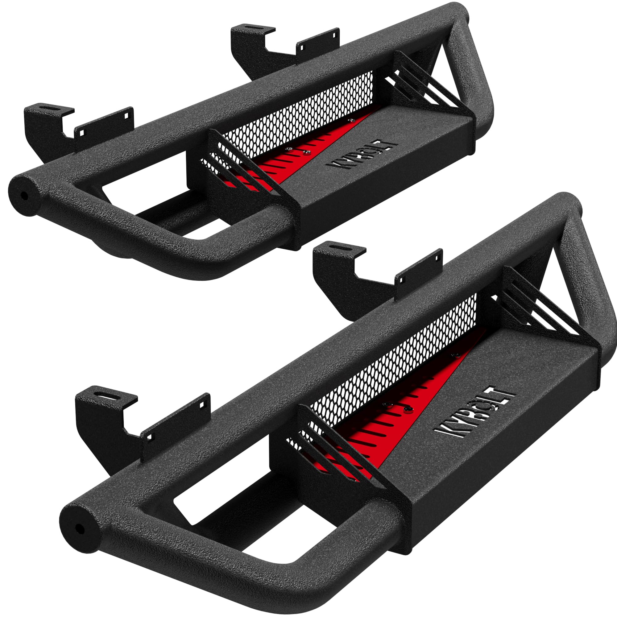 KYBOLT Running Boards Compatible with 2018-2024 Jeep Wrangler JL 2 Doors,Powder Coated Side Steps Rocker Bars for Jeep Wrangler JL 2018 2019 2020 2021 2022 2023 2024