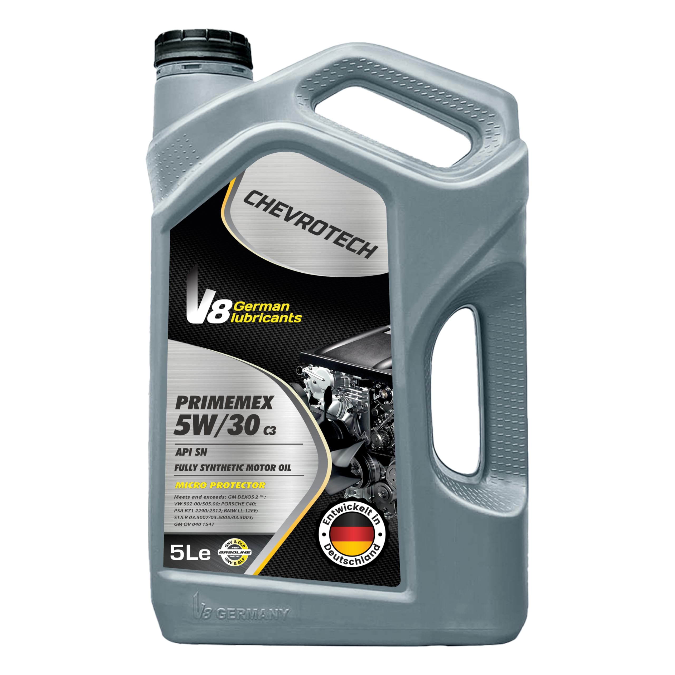 Sponsored Ad – V8 German Lubricant 5W-30 API SN ACEA C3 (5L) – PRIMEMEX | Fully Synthetic High-Performance Motor Oil