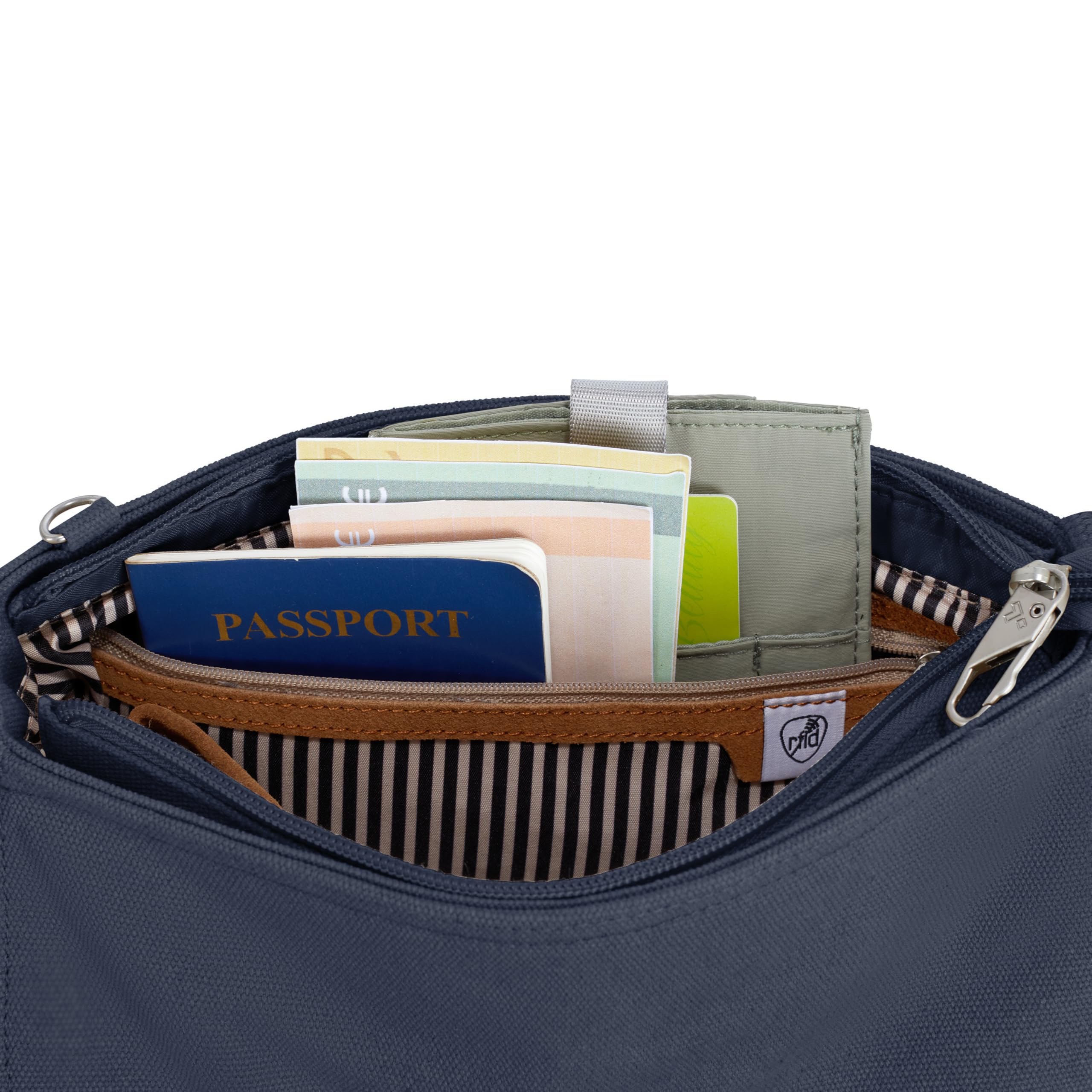 Travelon Travelon Anti-theft Heritage Saddle Crossbody Umhängetasche