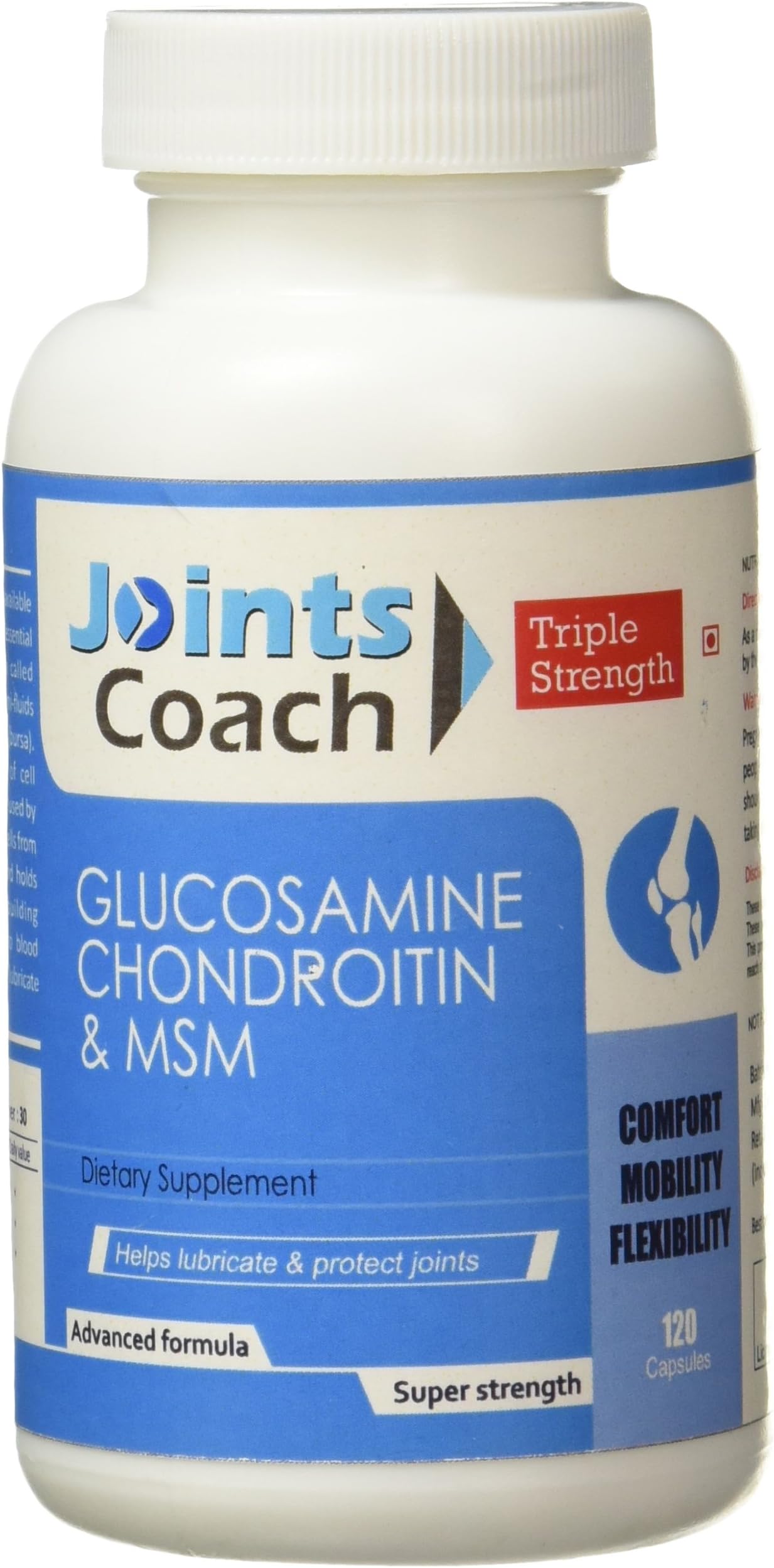 Joint's Coach Glucosamine Chondroitin with MSM - 120 Capsules