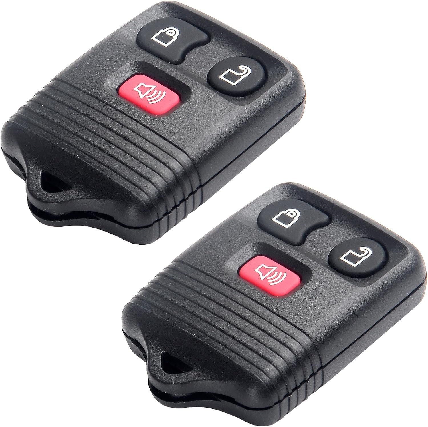 SCITOO Key Fob Keyless Entry 2003 for Ford for E-150 4.2L, 2003 for Ford for E-150 Club Wagon 4.2L, 2003 for Ford for Econoline 4.2L CWTWB1U212 CWTWB1U331 GQ43VT11T (2 PCS) 3 buttons 315Mhz