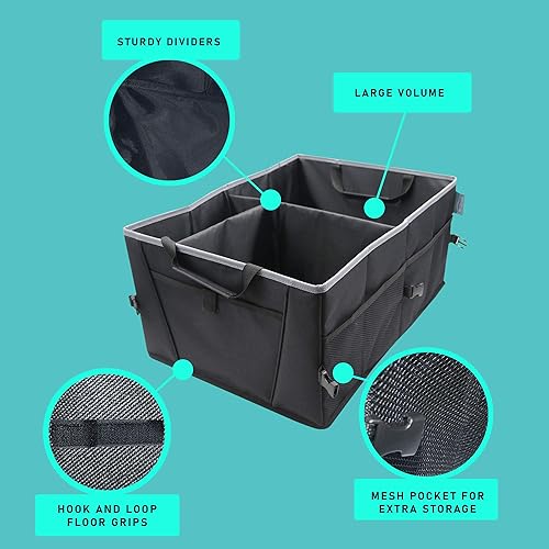 Miniatura 5 de FH Group E-Z Travel - Organizador plegable para maletero de automóvil, organizador de almacenamiento de carga para automóviles, SUV y camiones,