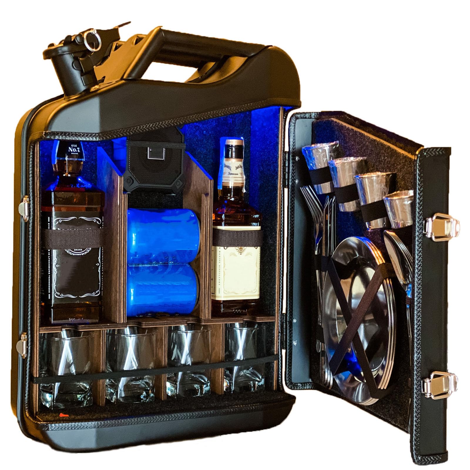 Whiskey, Kanister, Weihnachts-Kanister, Mini-Getränkeschrank, personalisierte kleine Bar, tragbare Bars, individuelles originelles Geschenk für einen Mann