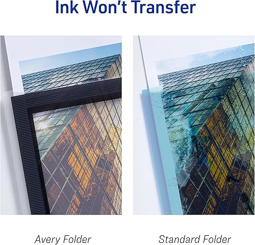 Miniatura 7 de Avery Flexi-View 47856 - Portadas de informes con clip oscilante, impresión sin levantamiento, colores surtidos, paquete de 24 fundas