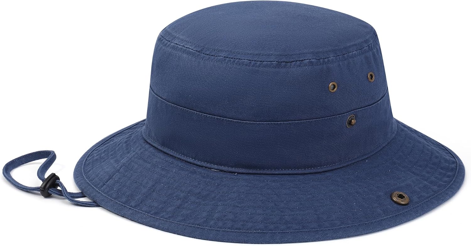 Foraker Bucket Sun Hats with Wide Brim for Men Women, UPF 50+ Boonie Hat Foldable UV Protection Hiking Beach Fishing Safari