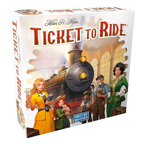 Asmodee Ticket to Ride Board Game (2025 Refresh) - A