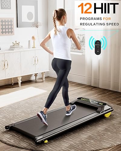 Miniatura 5 de Caminadora portátil para usar debajo del escritorio, mini caminadoras portátiles para el hogar y la oficina, máquina de correr para caminar de 2.25