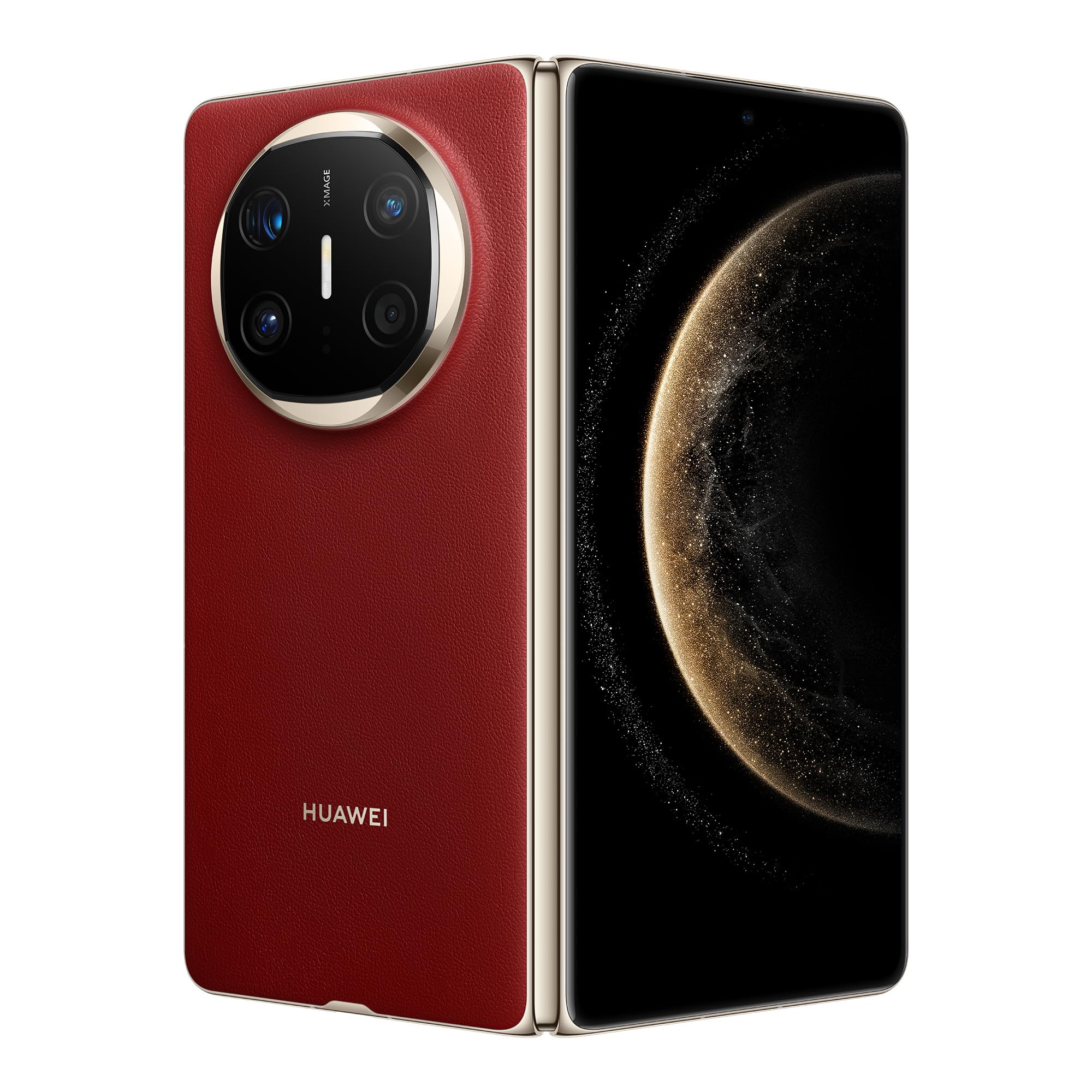 HUAWEIMate X6 Foldable Smartphone, 12+512G, Ultra Slim & Durable, Ultra Chroma Camera, Kunlun Glass 2nd Gen, HUAWEI X-True Display, Live-Multitask, Nebula Red
