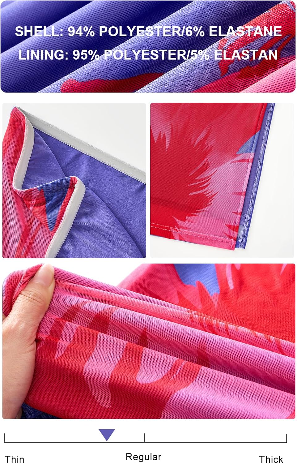 PRETTYGARDEN Strapless Bodycon Summer Dresses for Women 2026 Floral Mesh Tube Top Long Party Cocktail Dress Slit Side - Image 6