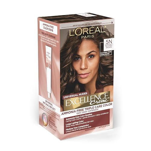 L’Oreal Paris Excellence Universal Nudes Permanent Hair Color 5N Natural Brown
