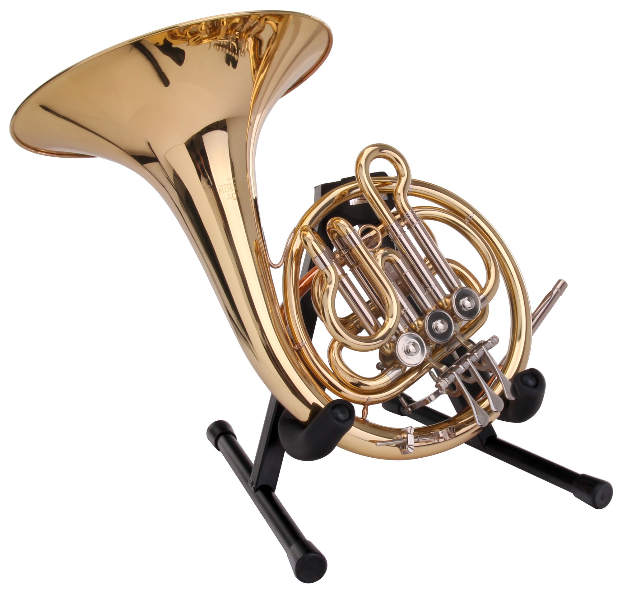 Classic Cantabile FHS-2013 Waldhornständer (zusammenklappbar, gepolstert) schwarz