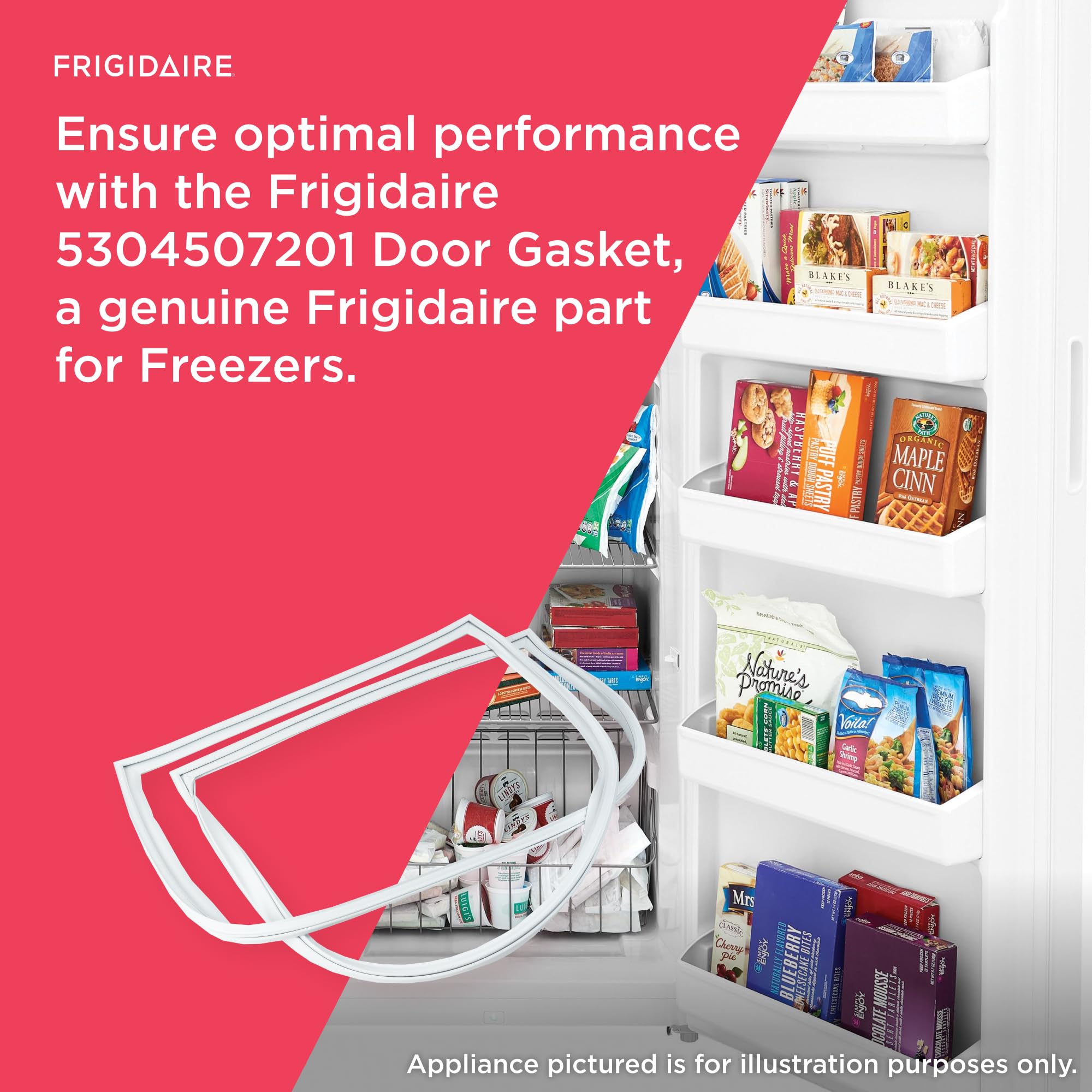 Amazon.com: GENUINE Frigidaire 5304507201 Freezer Door Gasket  