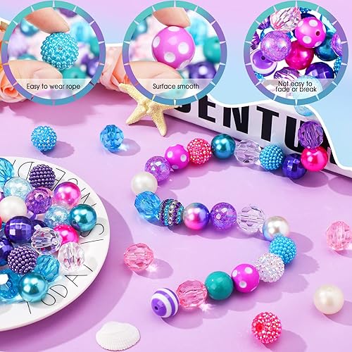 Vista 33 de Sasylvia 100 cuentas de diamantes de imitación de 0.78 pulgadas (0.787 in), bolas de discoteca brillantes, de plástico, gruesas, sueltas, redondas