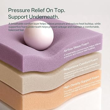 King Size Mattress, 12 Inch King Mattress in a Box, Cooling Gel Memory Foam Hybrid Mattress with Pocketed Coils, Medium Firm Feel, CertiPUR-US Certified, Pressure Relief, Motion Isolation