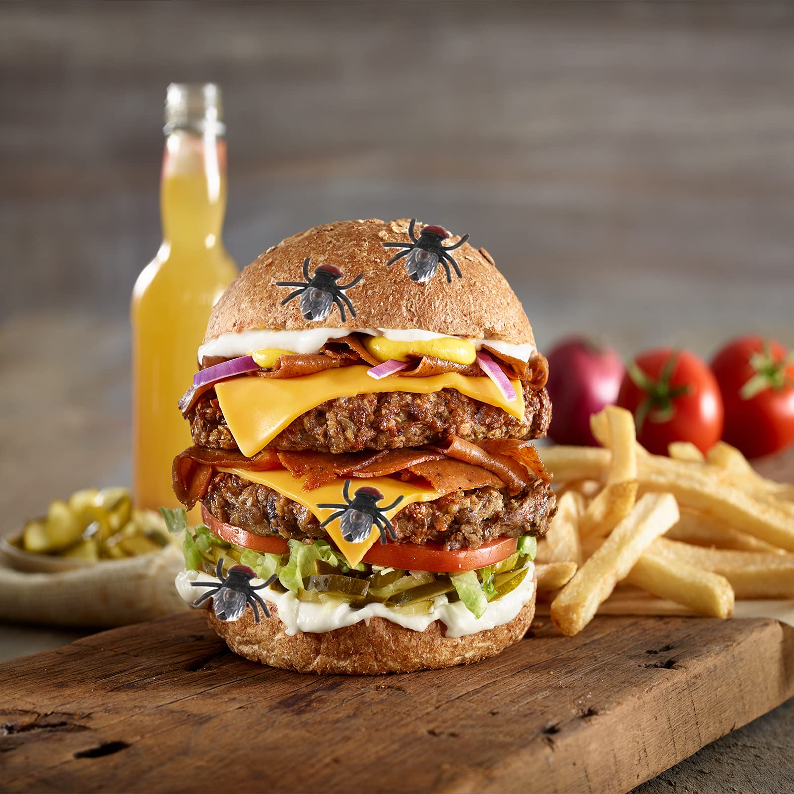 20 Mosche Finte Di Plastica - Scherzi Divertenti Per Halloween E Pesce D'aprile