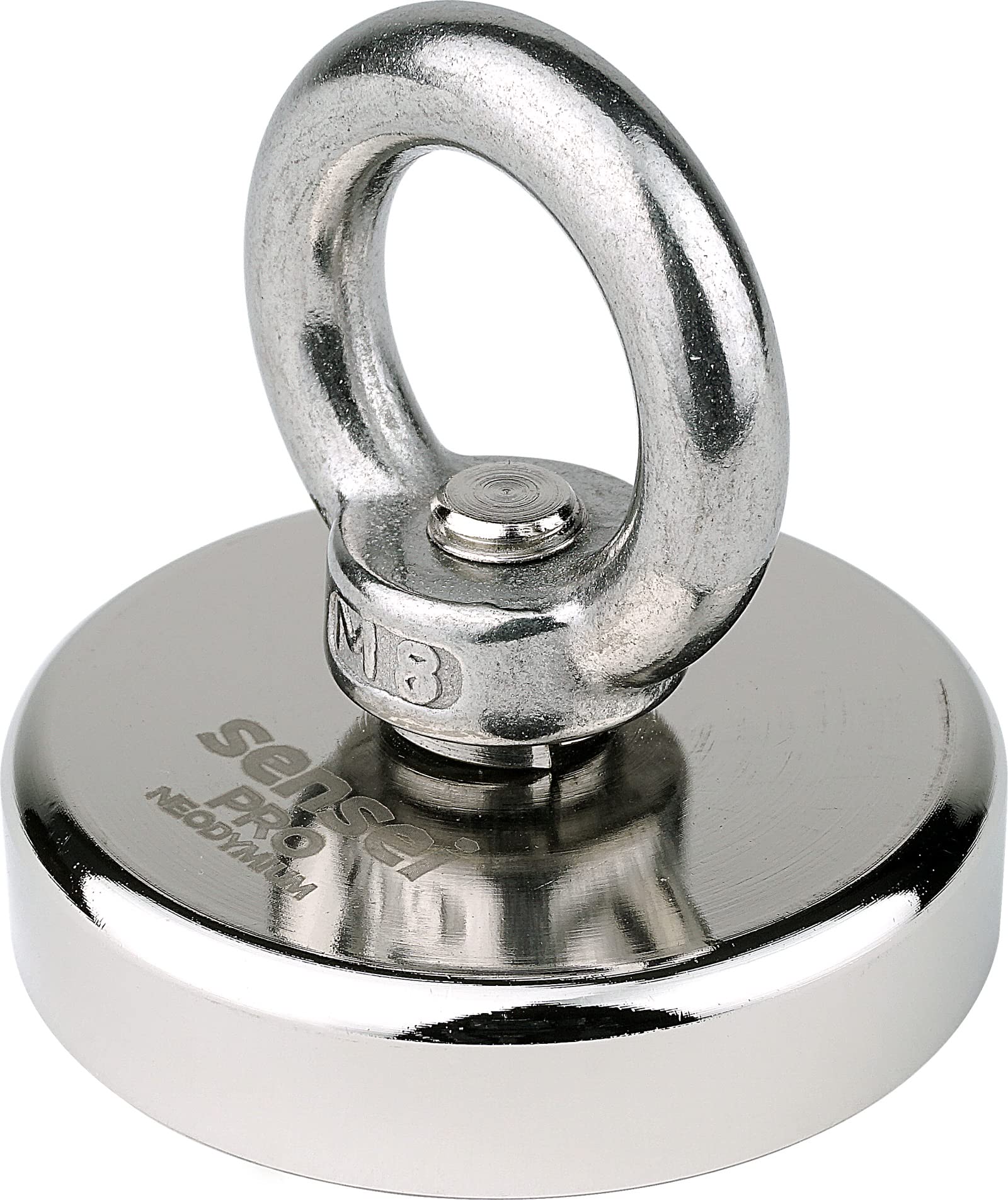 Magnete 110 Kg, Magnete Al Neodimio N52 Con Occhiello Superiore, Ø5 X H1,5 Cm, M