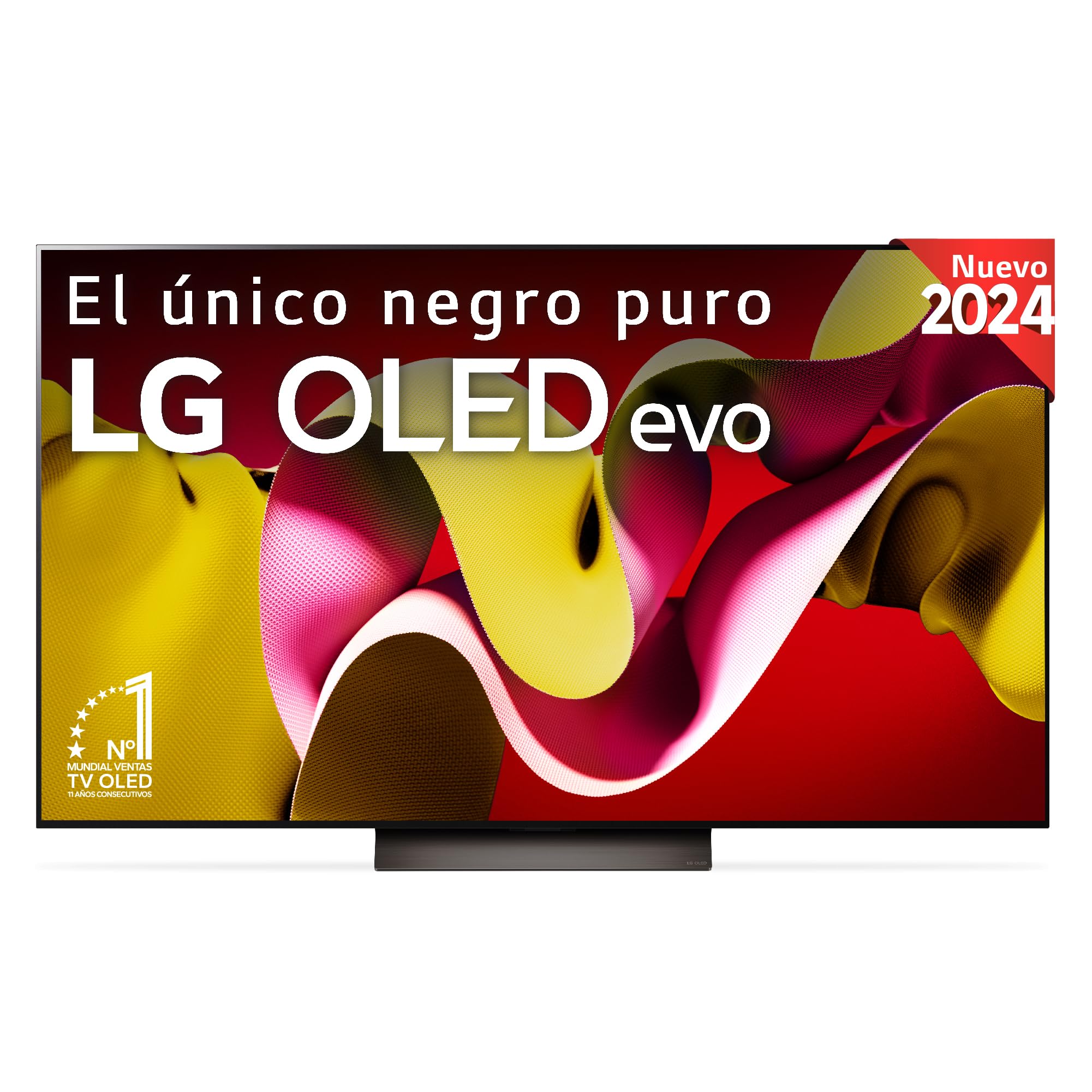 TV OLED Evo LG OLED77C4 195 cm 4K UHD Smart TV 2024 Noir et Brun