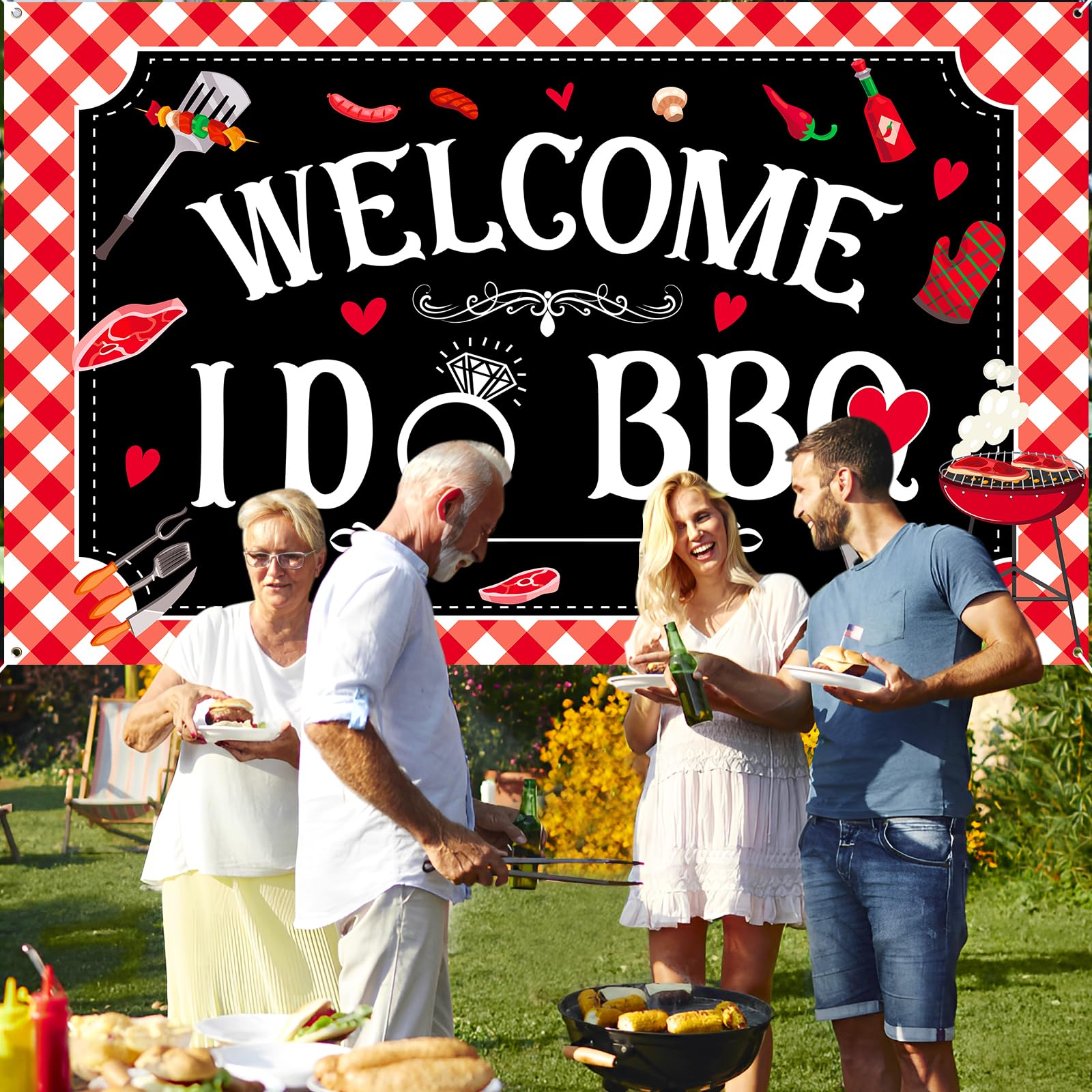 I Do Door Decoration \, image size:1600x1600