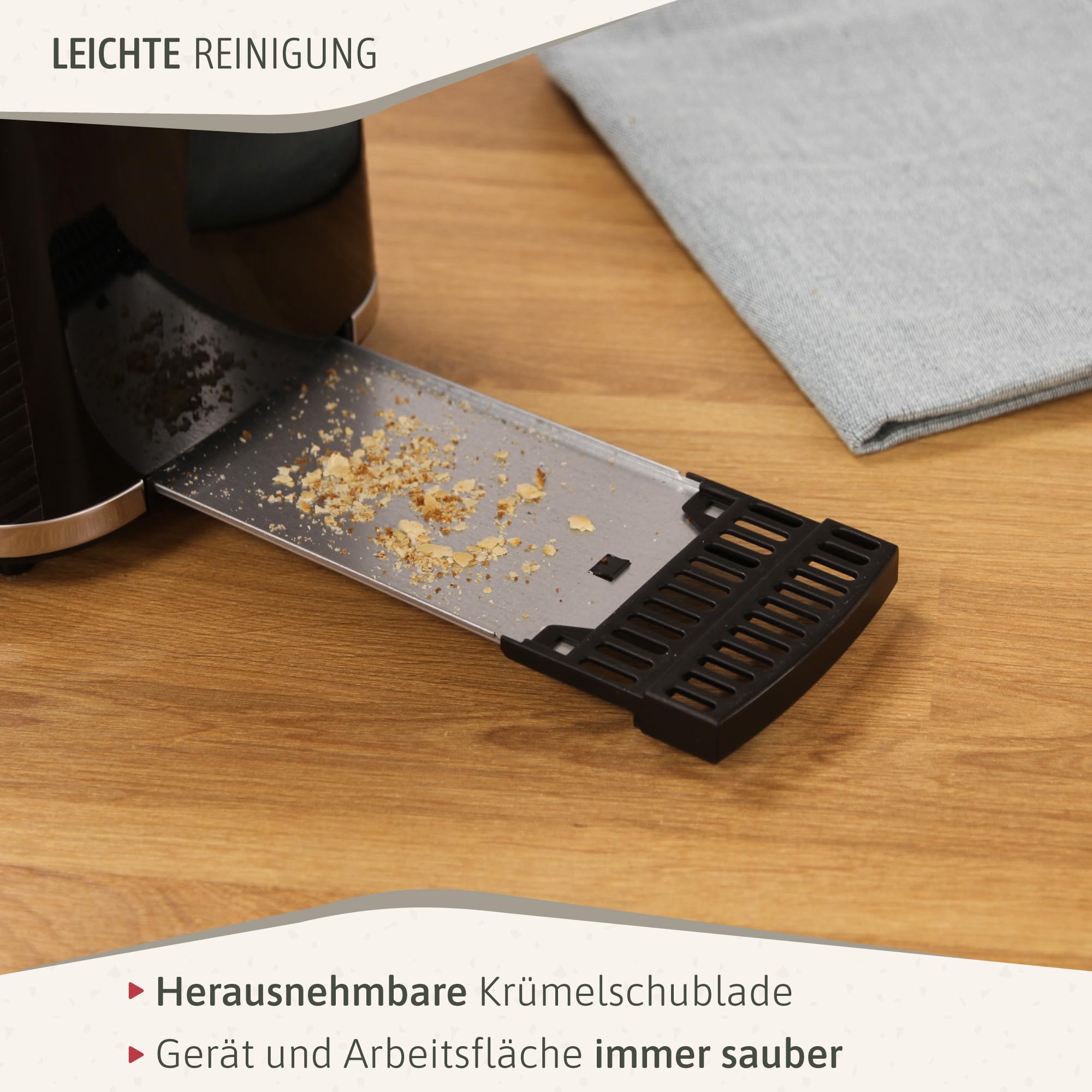Briebe Elegance Set Brottoaster 2 Scheiben Wasserkocher 1,7L 2200W BPA-frei Filterkaffeemaschine 10 Tassen 1,25L Frühstückspack