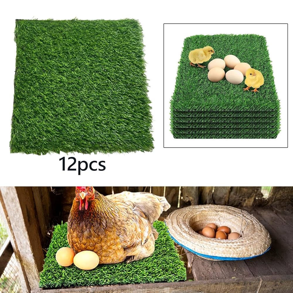 Chicken Nesting Pads - Chicken Coop Reusable Nesting Pads,Artificial Poultry Accessories For Farm Outdoor Indoor Homestead Garden Pasture Kitchen Winter Yard