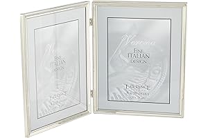 Lawrence Silver Bead Border 8x10 Double Frame