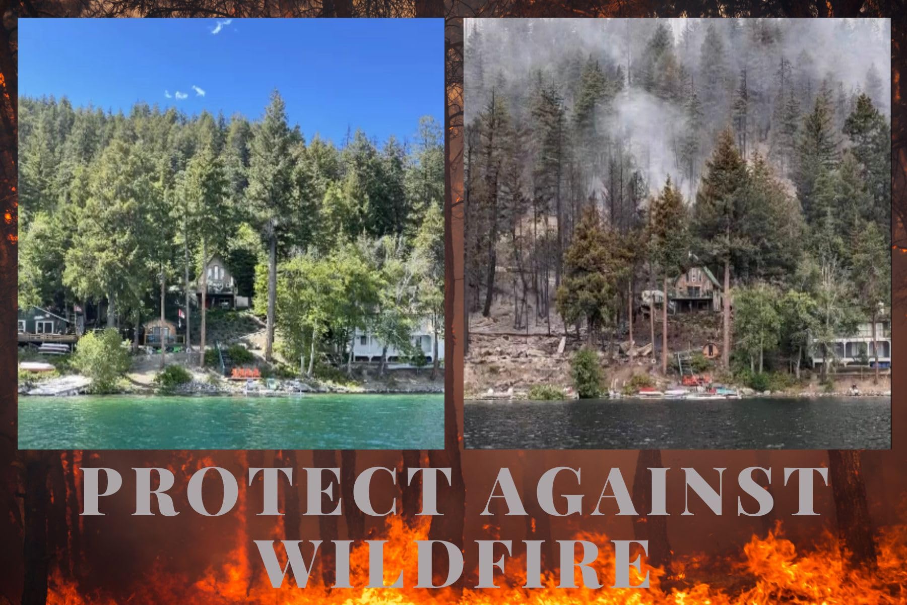 Wildfire Protection Sprinkler (Black)
