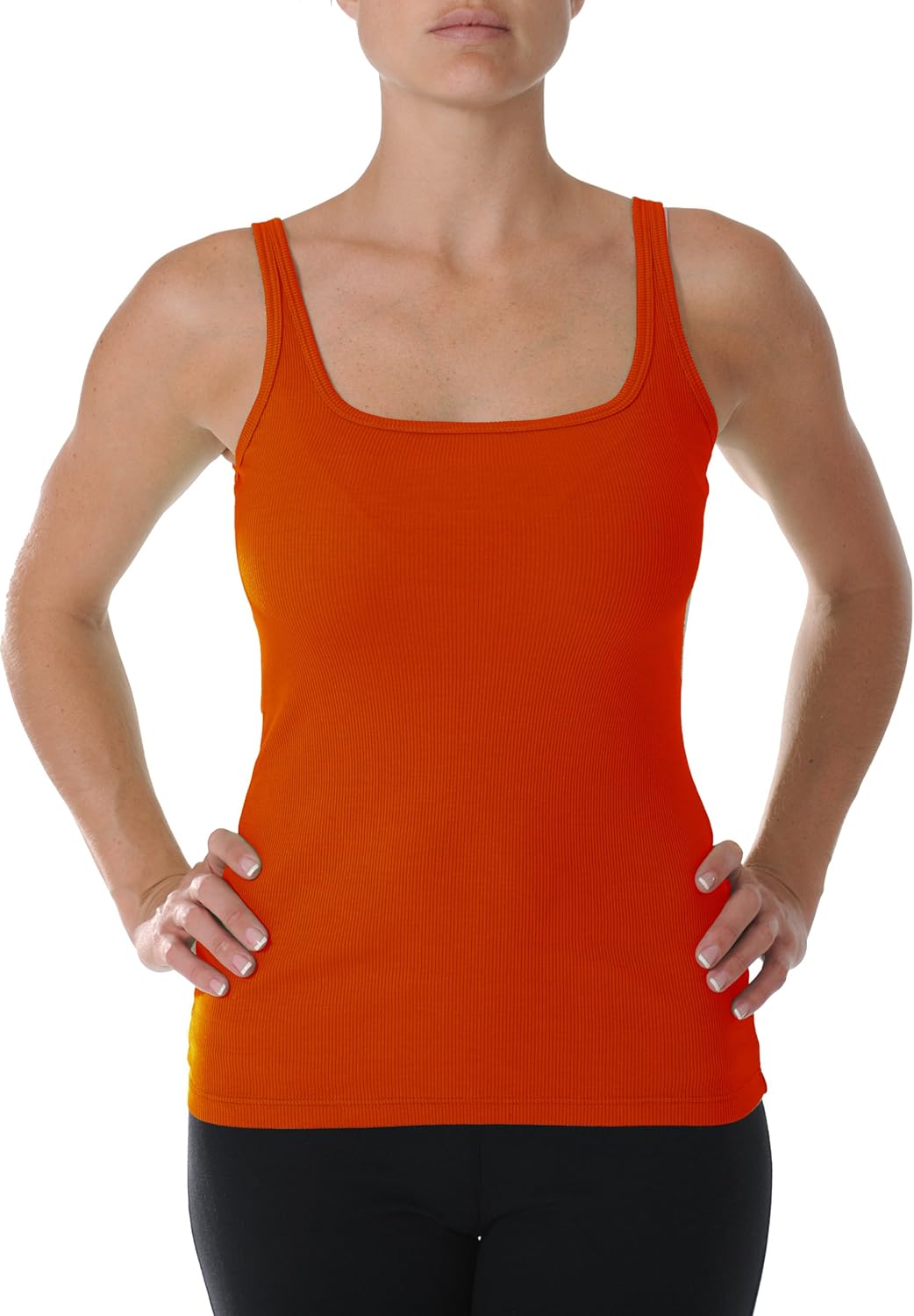 Beyond Yoga Square Neck Ribbed Tank