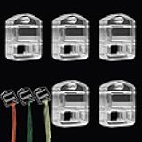 PH PandaHall 30pcs Acrylic Embroidery Floss Drop, Clear Embroidery Thread Organizers Slim Floss Bobbins Cross Stitch Thread Bobbins for DIY Craft Sewing Thread Storage 1.57x2inch