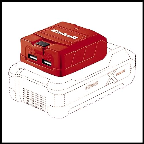 Miniatura 5 de Einhell TE-CD Power X-Change - Kit de taladroatornillador de taller inalámbrico de 18 voltios, 1250 RPM máximo, 2 velocidades, 20+1 par de torque,