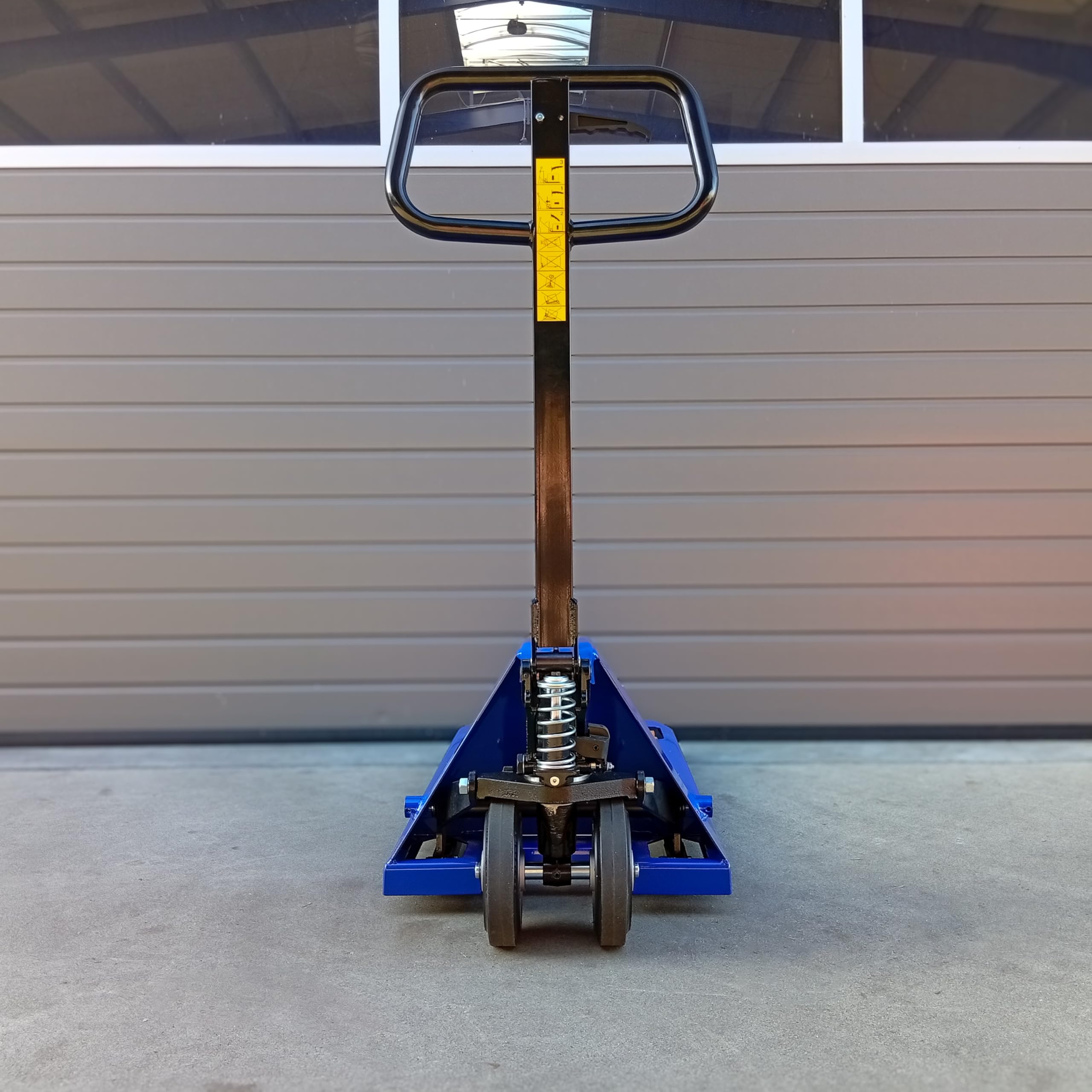 MF Gabelstapler GS25EVO Hubwagen Handhubwagen 2500 kg – Palettenhubwagen Tandemlastrollen, 1150 mm Gabellänge, 525 mm Gabelbreite, Gummi-Lenkrollen, PU-Lastrollen, Made in Italy
