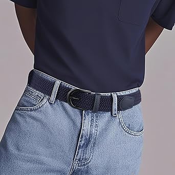 Cintura Intrecciata Elasticizzata Mile High Life - Fibbia Ovale, 7 Taglie, 27 Colori, Unisex - Foto 4