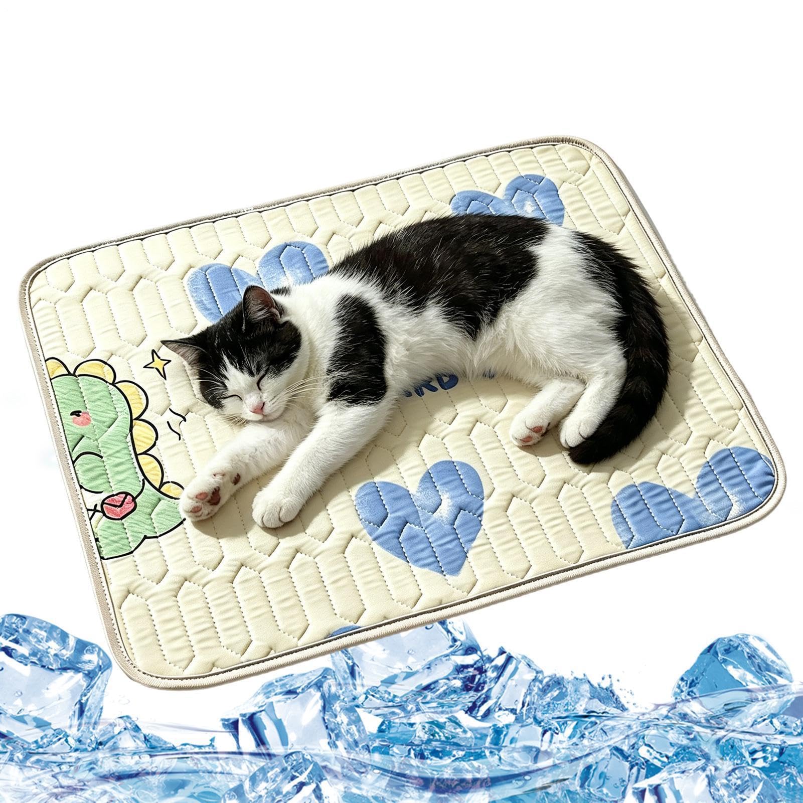 Alfombrilla refrescante para cama de perro y cachorros en verano