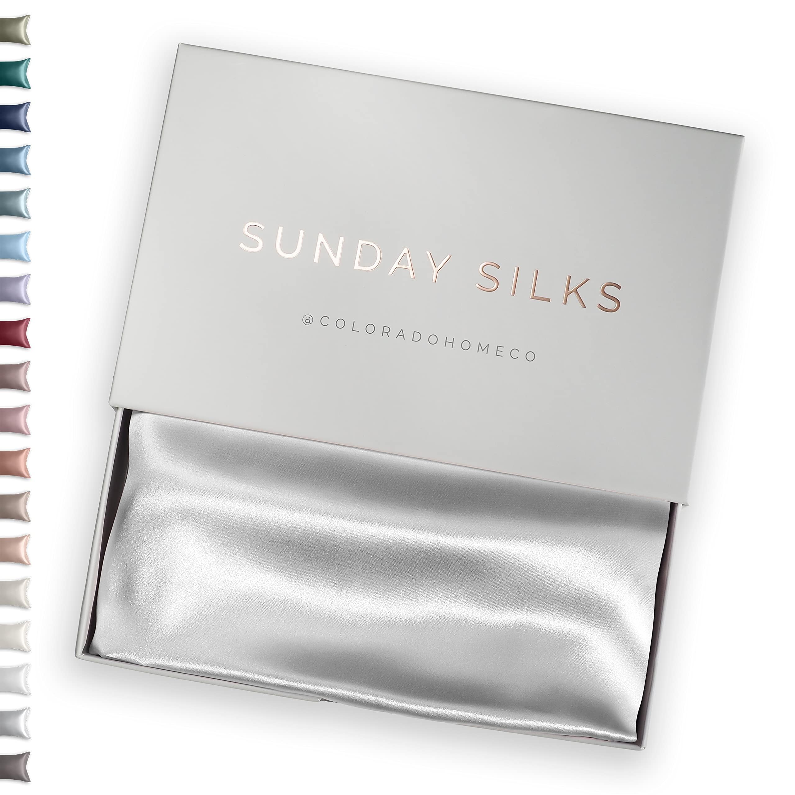SUNDAYSILKS Premium Silk Pillowcase