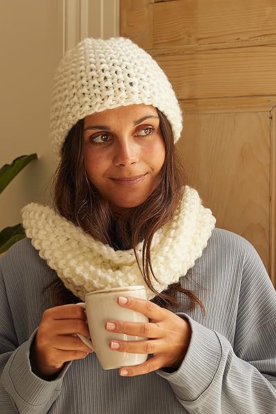 DMC Kit Tricot Duo Bonnet et Snood avec Instructions