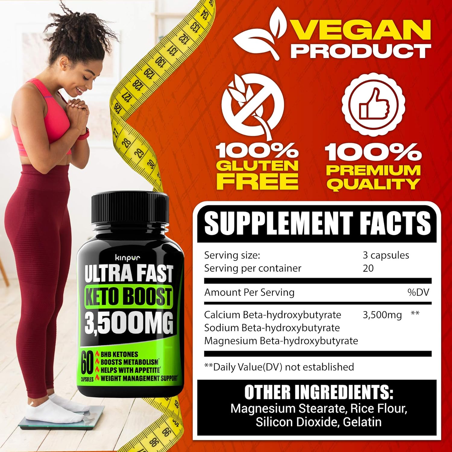 (2 Pack) Complete Keto Pills - Advanced Weight Management, Energy, and Appetite Support - Keto Fast BHB Exogenous Ketones Supplement for Improved Focus and Stamina - 120 Keto Diet Pills Total : Health & Household