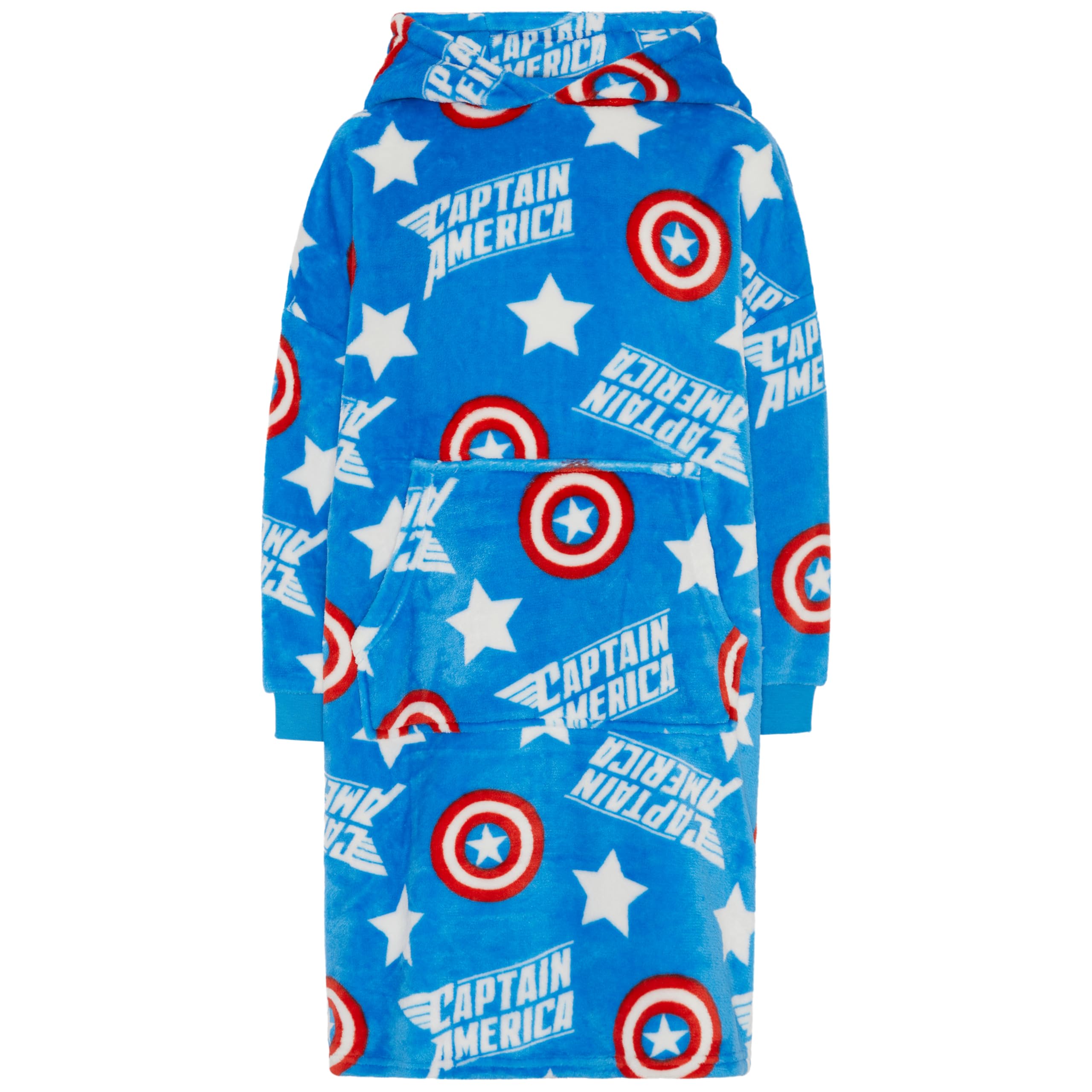 Captain America Avengers Oversized Wearable Blanket Hoodie - 6-8 Years 128cm