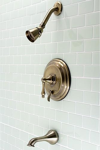 Miniatura 2 de Kingston Brass KB36330AL - Grifo de restauración para bañera y ducha, 7.13 x 4.94 x 7.5, latón antiguo