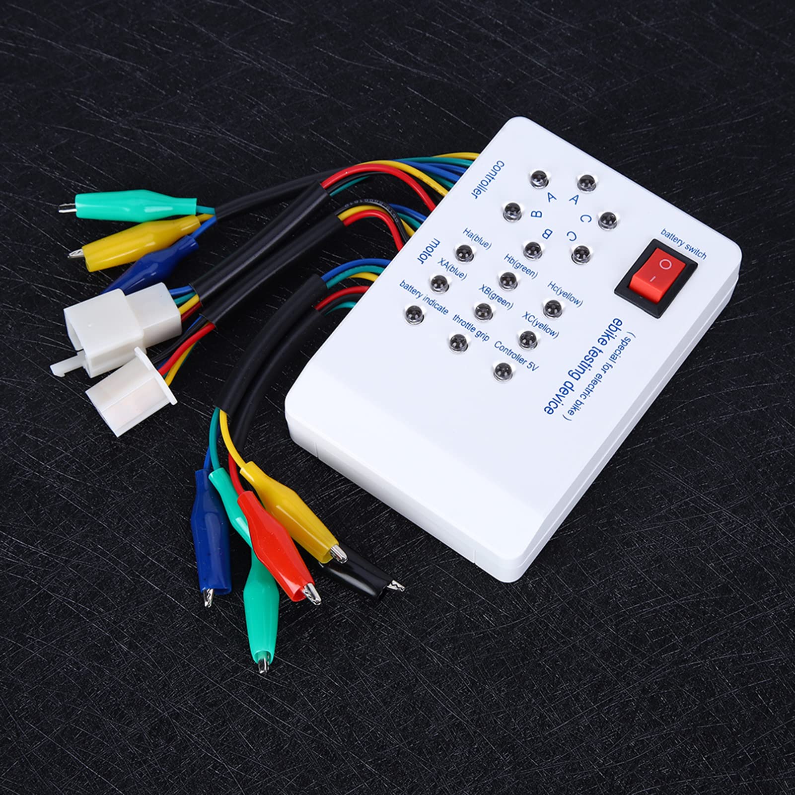 Motor Controller Tester, Tester Controllore Motore Brushless Scooter Rilevatore Di Velocità Per Biciclette Elettriche Auto Dispositivo Alimentato a Batteria Rapido Utile Verificare Bici