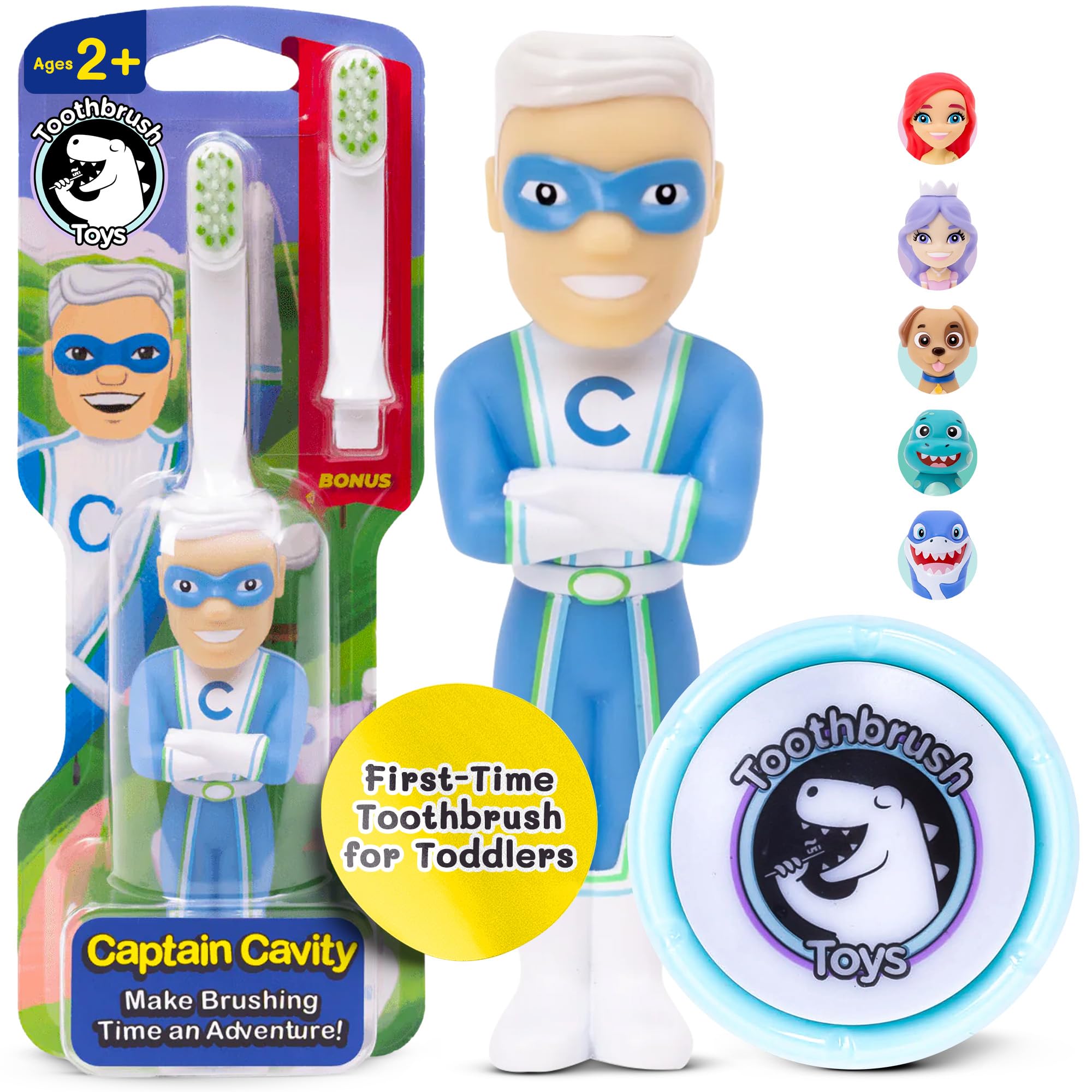 Toothbrush Toys Superhero + Timer