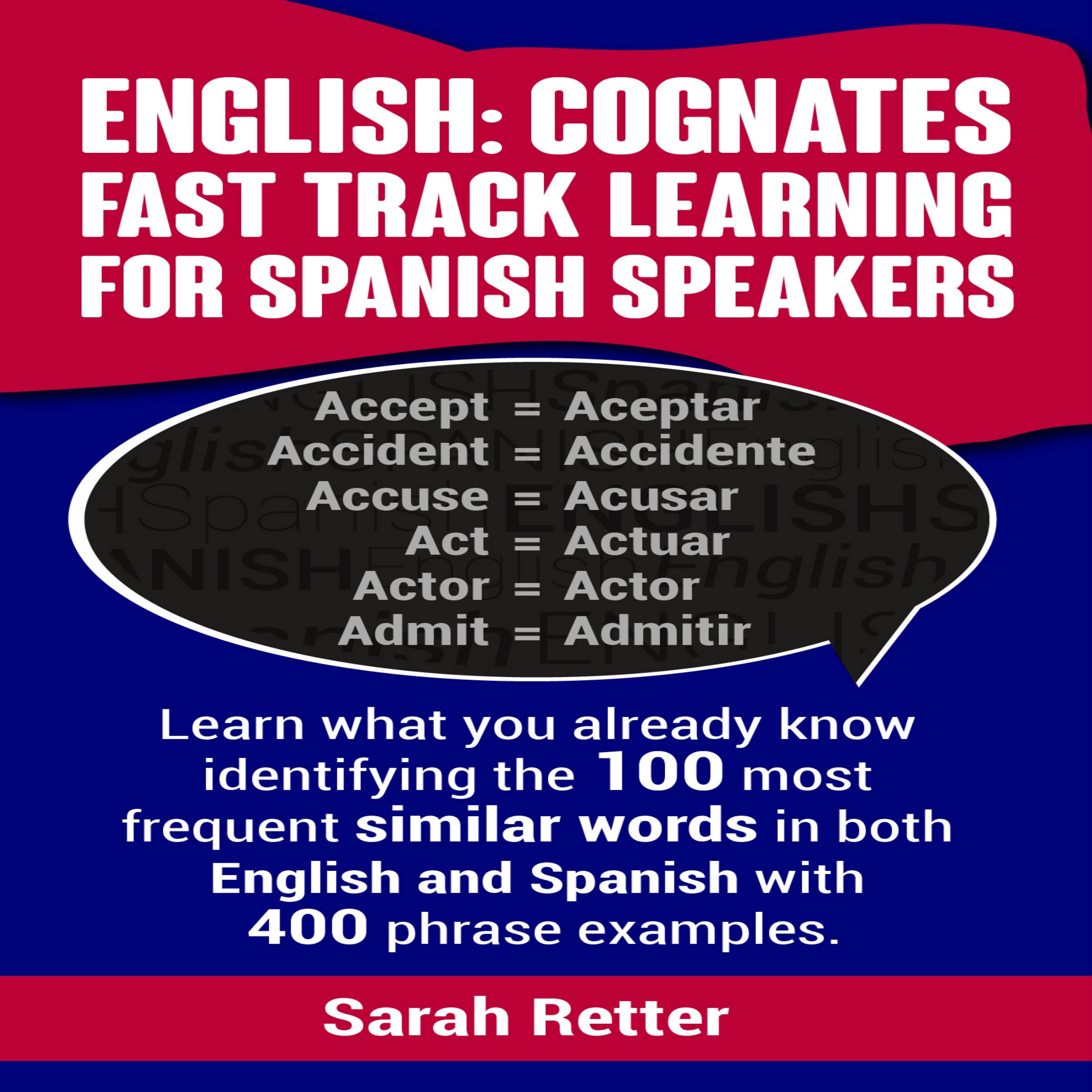 Cover art for English: Cognates: Fast Track Learning for Spanish Speakers