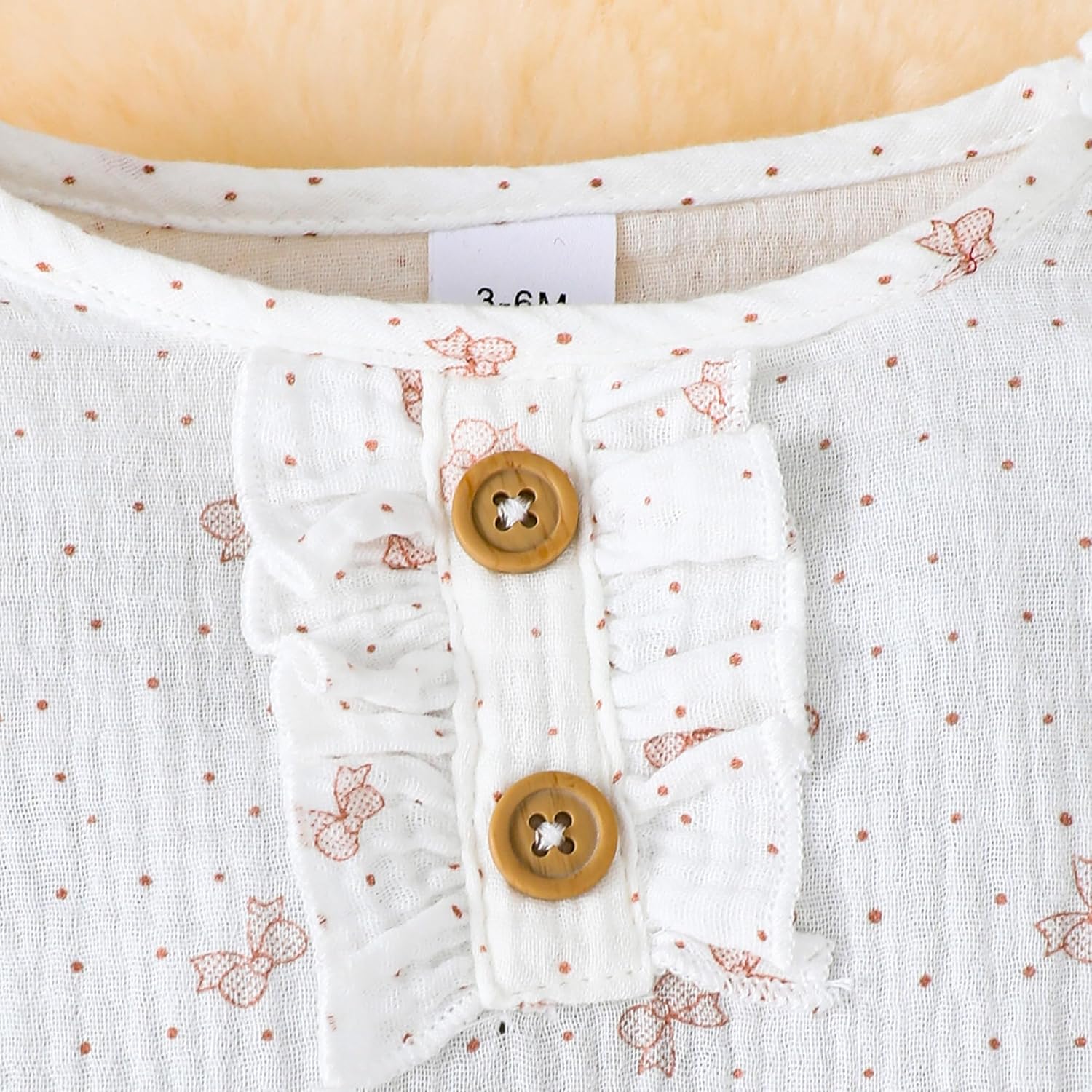 Newborn Infant Baby Girl Romper Bodysuit One Piece Long Sleeve Cotton Linen Fall Winter Clothes Outfit - Image 4