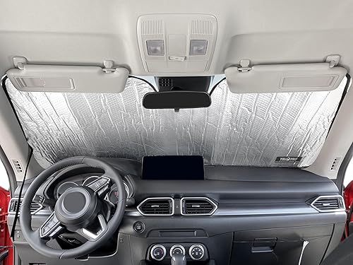 Miniatura 3 de Parasol reflectante para parabrisas delantero, reflectante, para automóvil, reflectante, protección solar para Mazda CX5 CX-5 SUV 2017 2018 2019