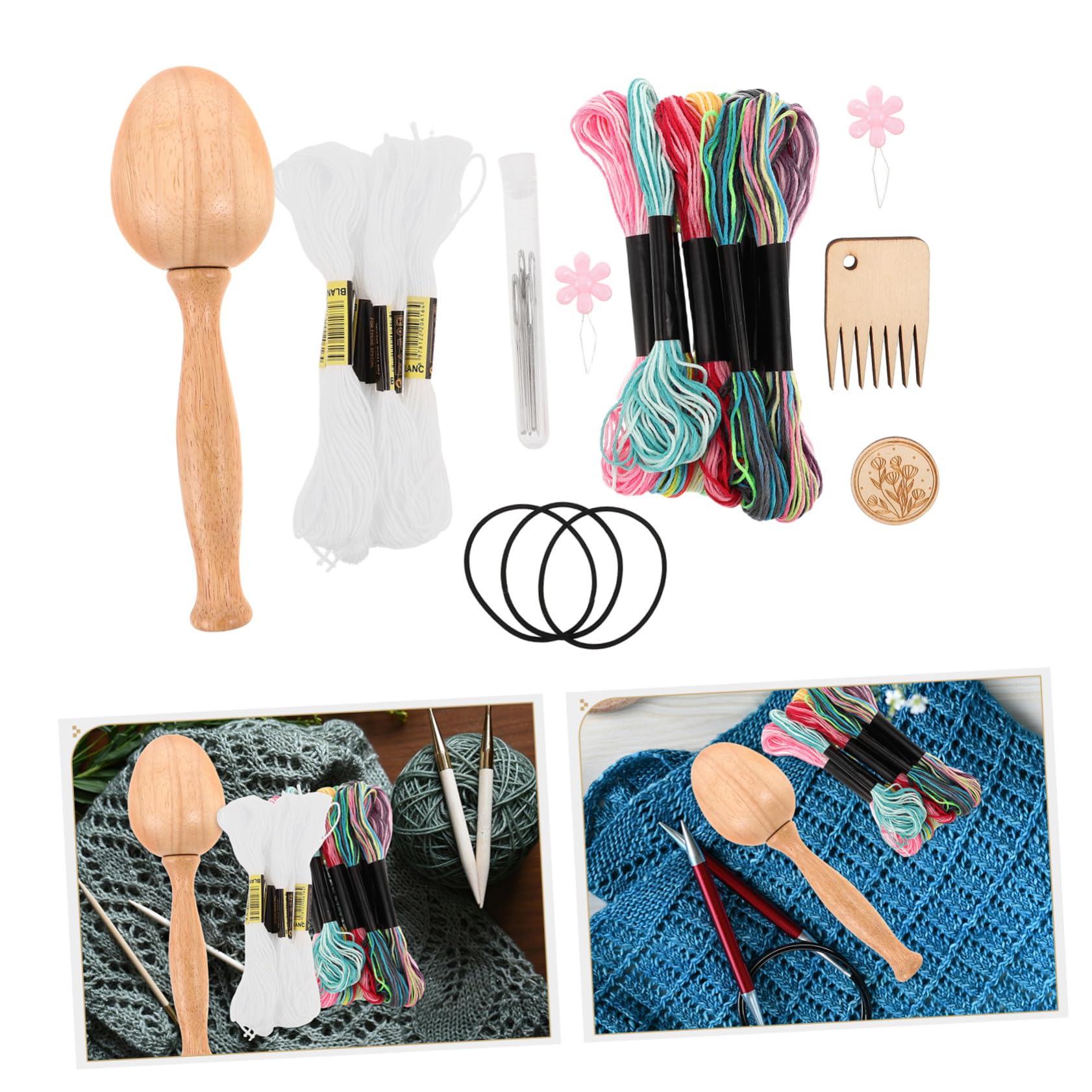 Kit de Herramientas para Zurcir Forma de Huevo, 1 Set