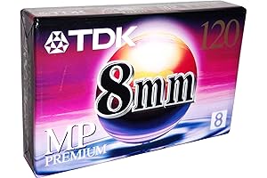 TDK P-120HS 8mm Tape: Capture Precious Moments with Unrivaled Clarity